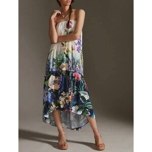 anthropologie photorealistic silk dress Photorealistic Silk Dress